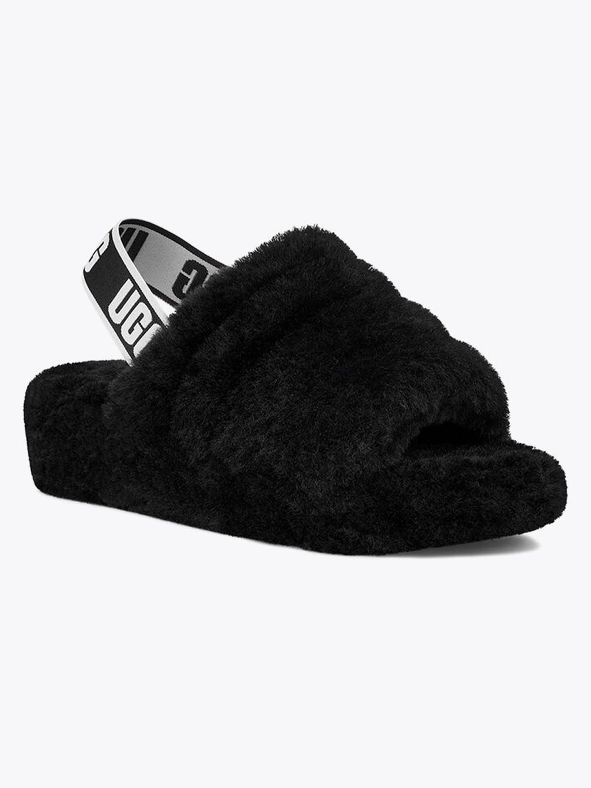UGG Fluff Yeah Slide Black