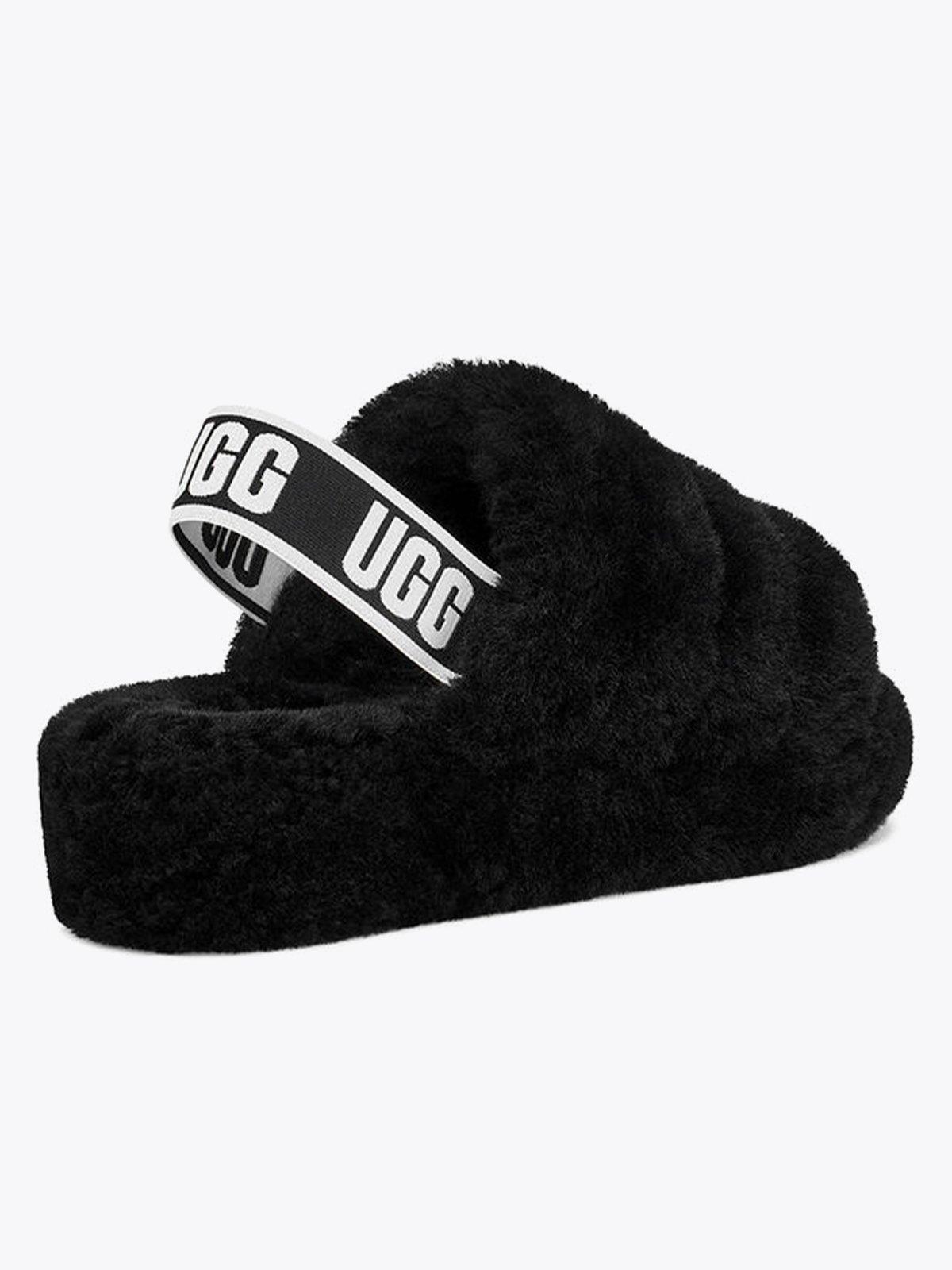 UGG Fluff Yeah Slide Black