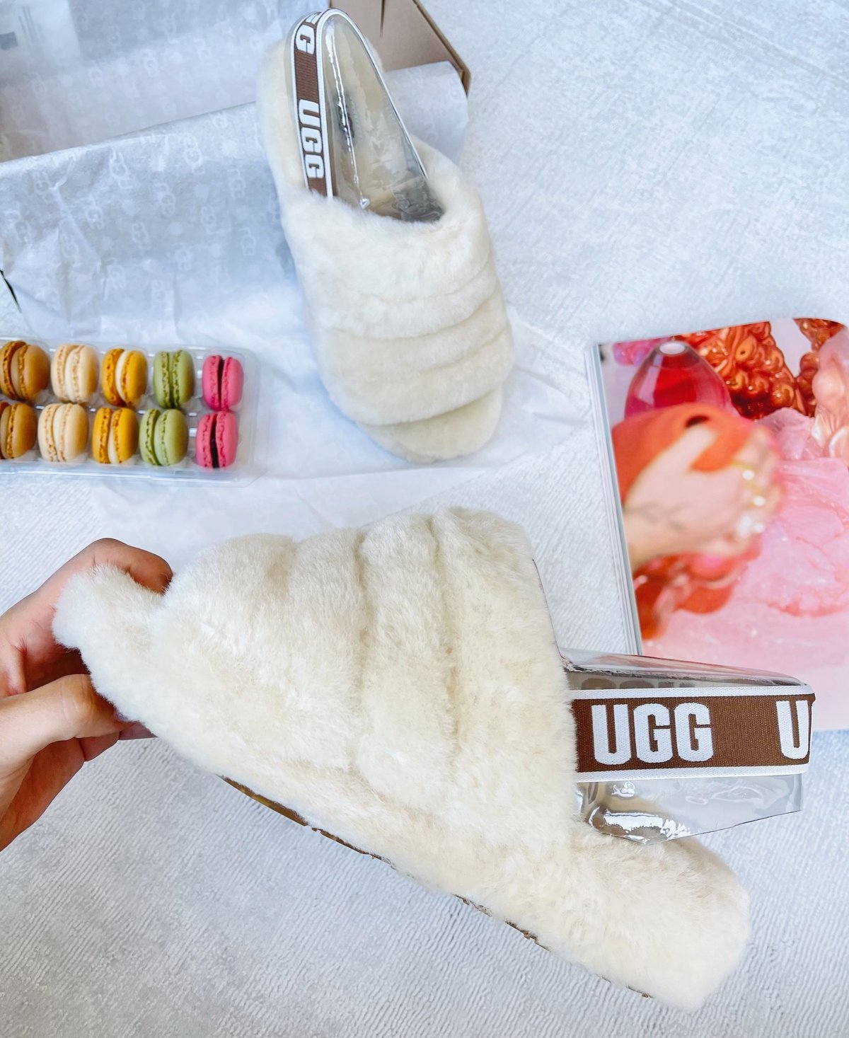 UGG Fluff Yeah Slide Natural