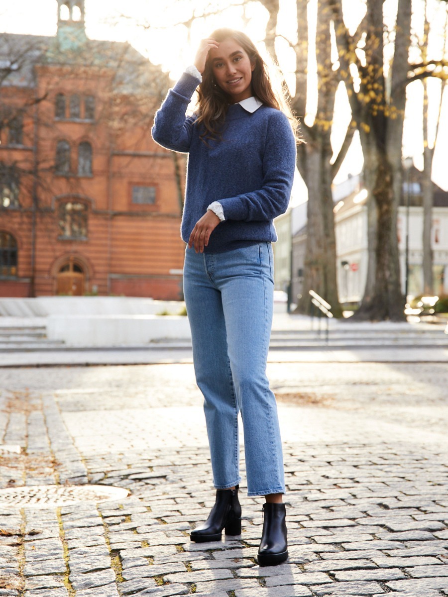 Urban Pioneers Nichelle Wool Sweater Denim