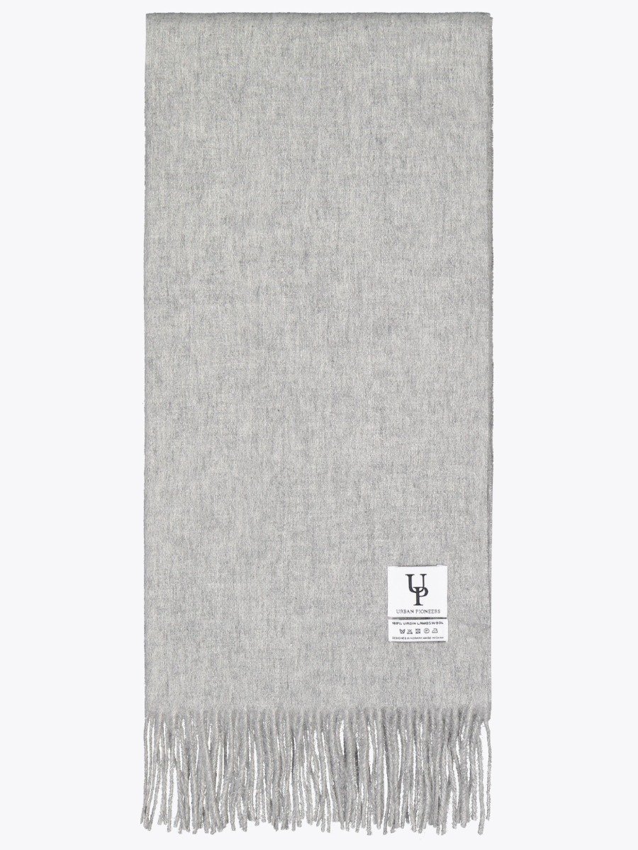 Urban Pioneers Bea Wool Scarf Light Grey Melange