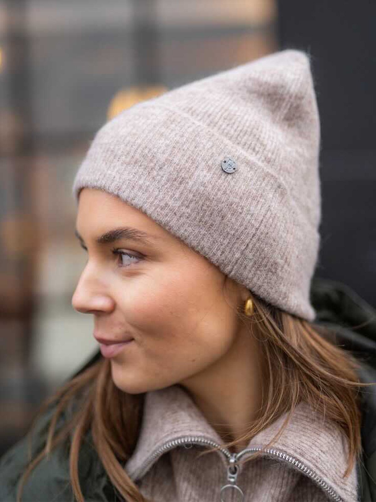 Urban Pioneers Wanda Beanie Latte Melange