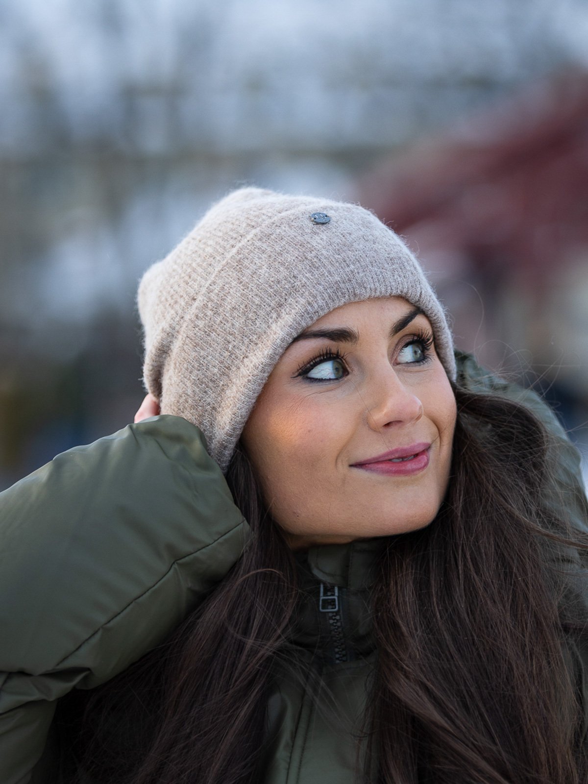 Urban Pioneers Wanda Beanie Latte Melange