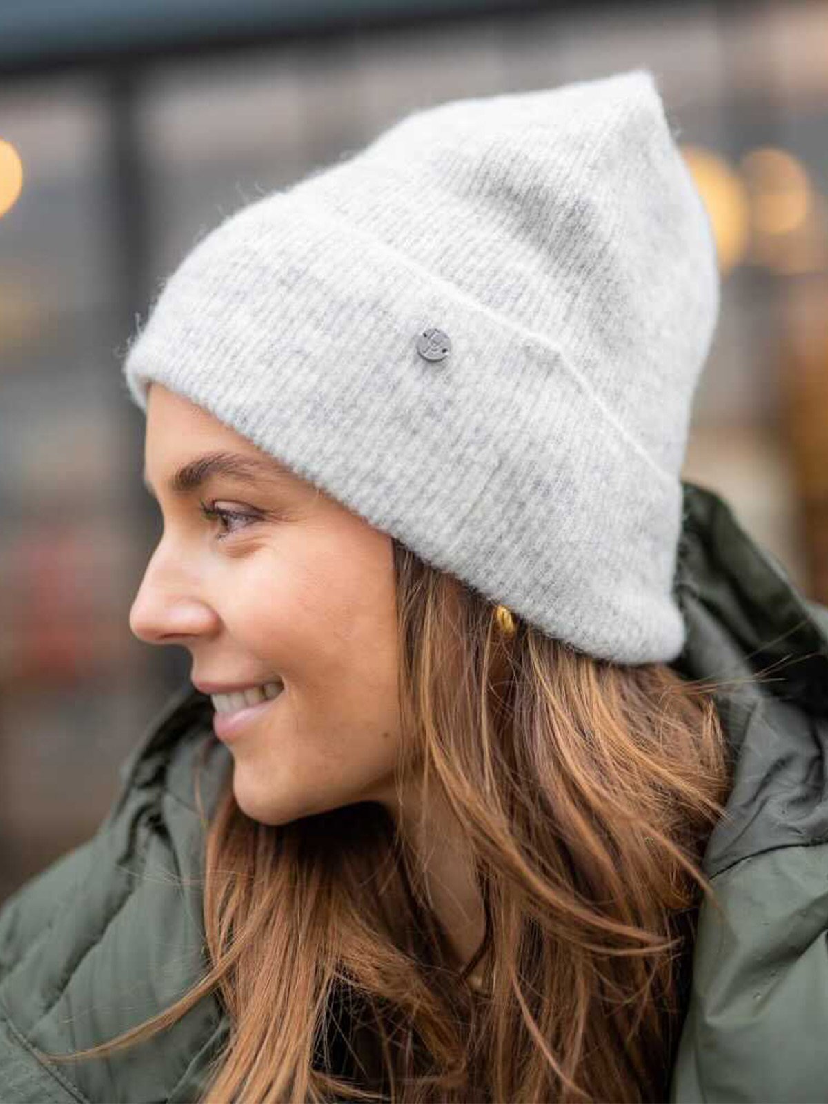 Urban Pioneers Wanda Beanie Light Grey Melange