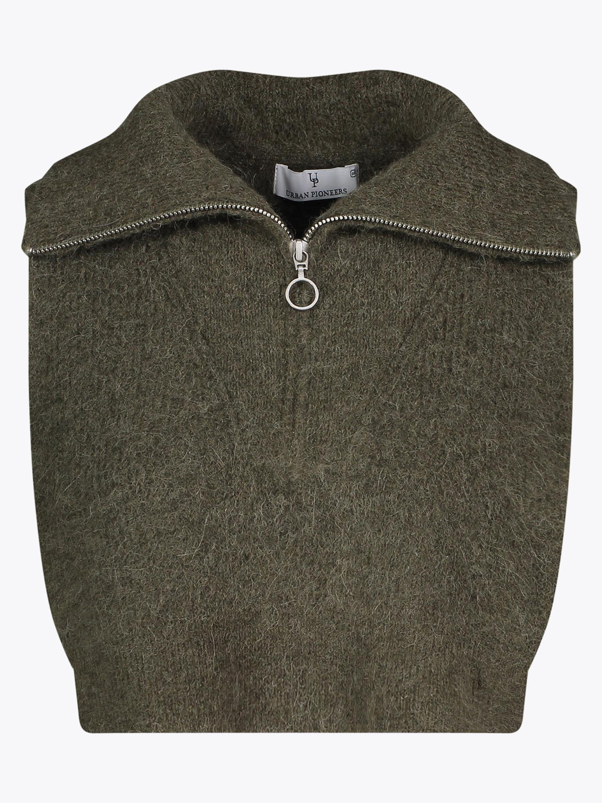 Urban Pioneers Kaja Zip Neck Warmer Olive