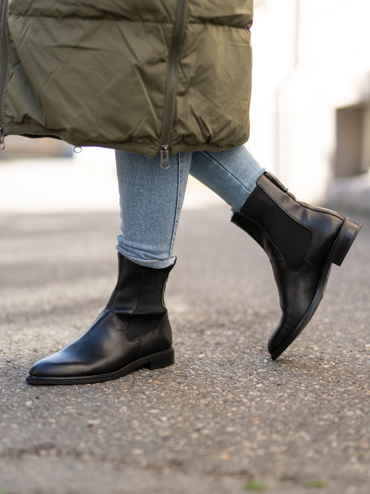 Vagabond Frances Leather Svart