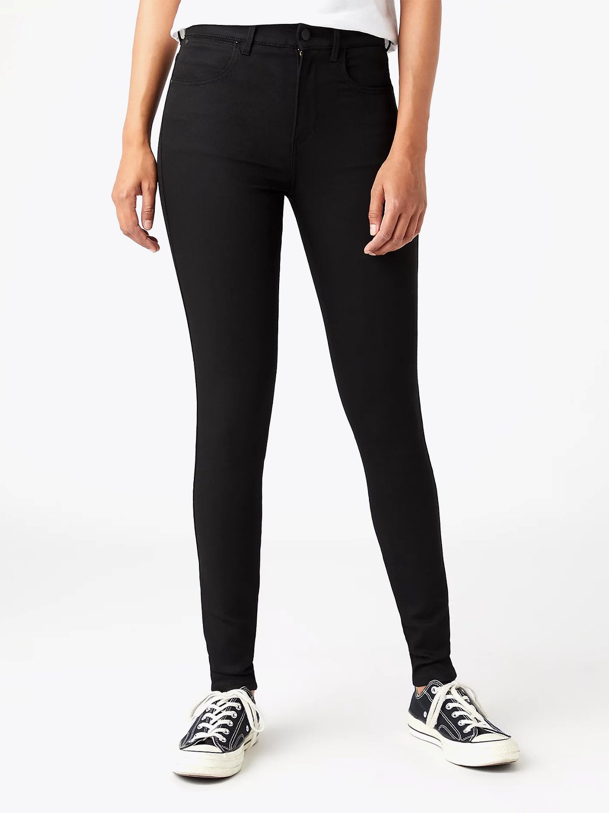Wrangler High Rise Skinny Future Black