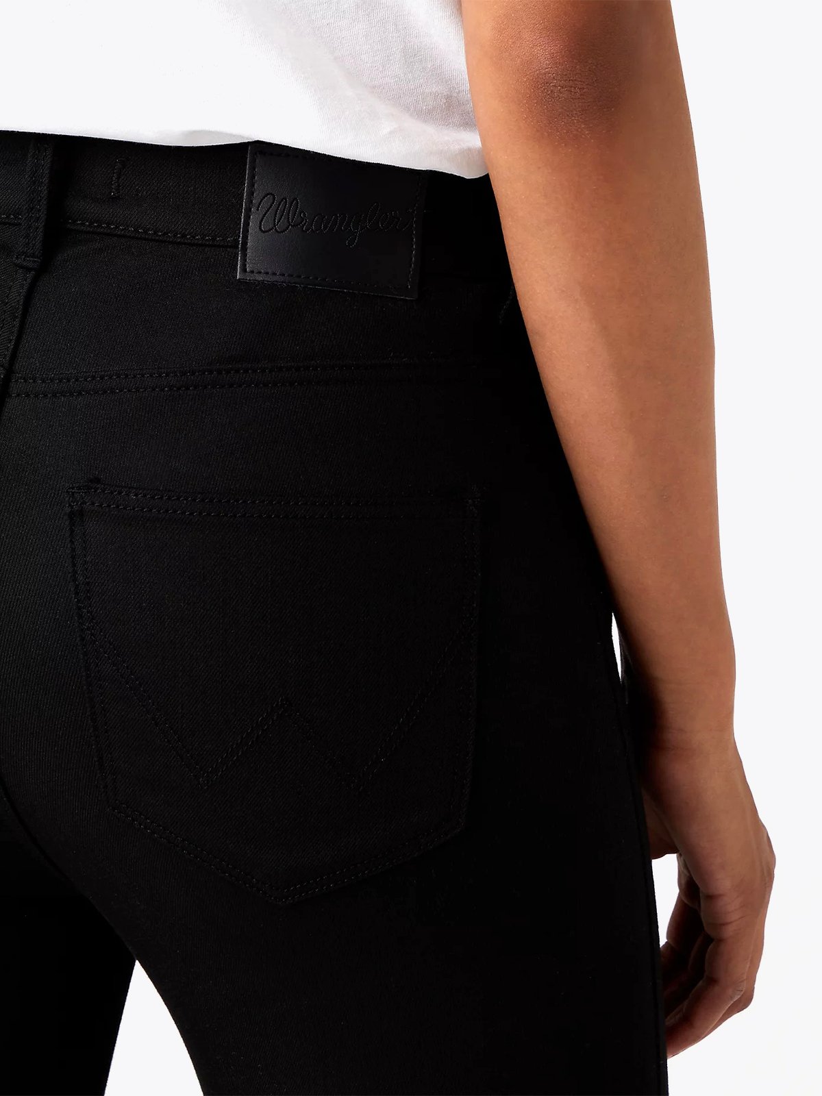 Wrangler High Rise Skinny Future Black