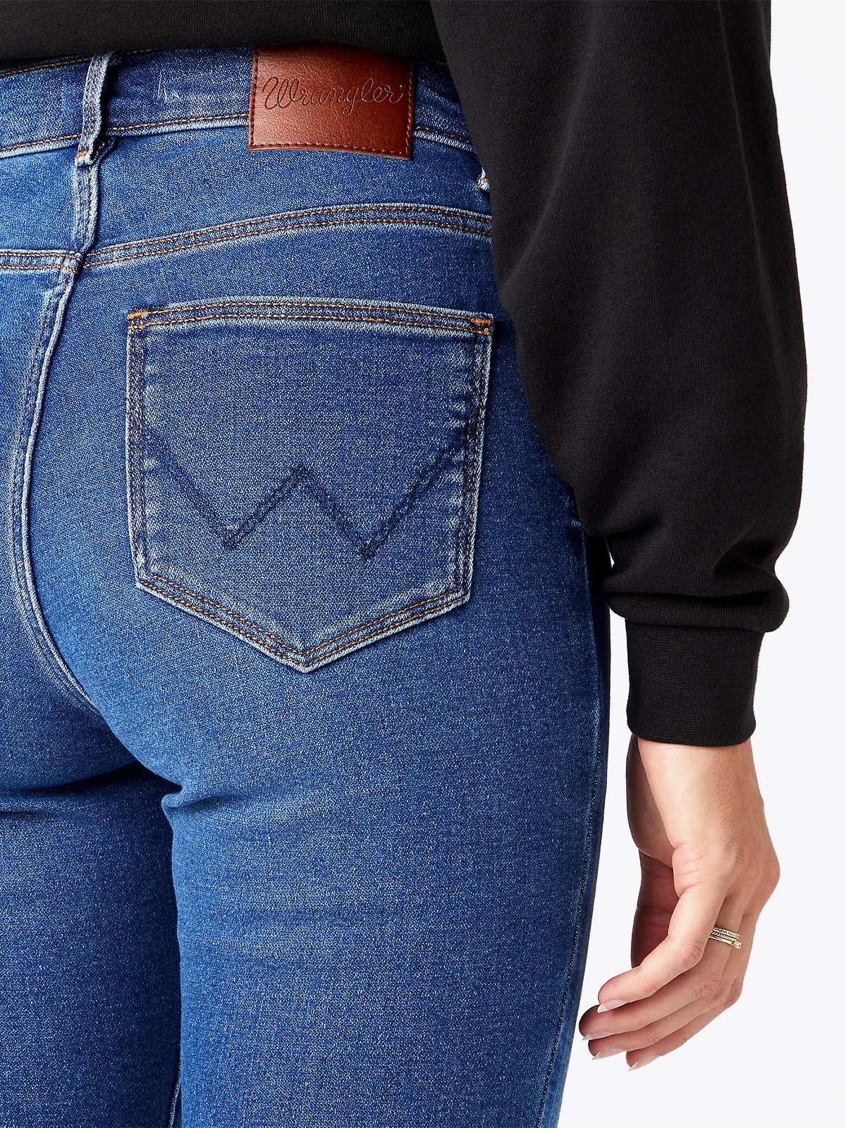 Wrangler High Rise Skinny Camellia