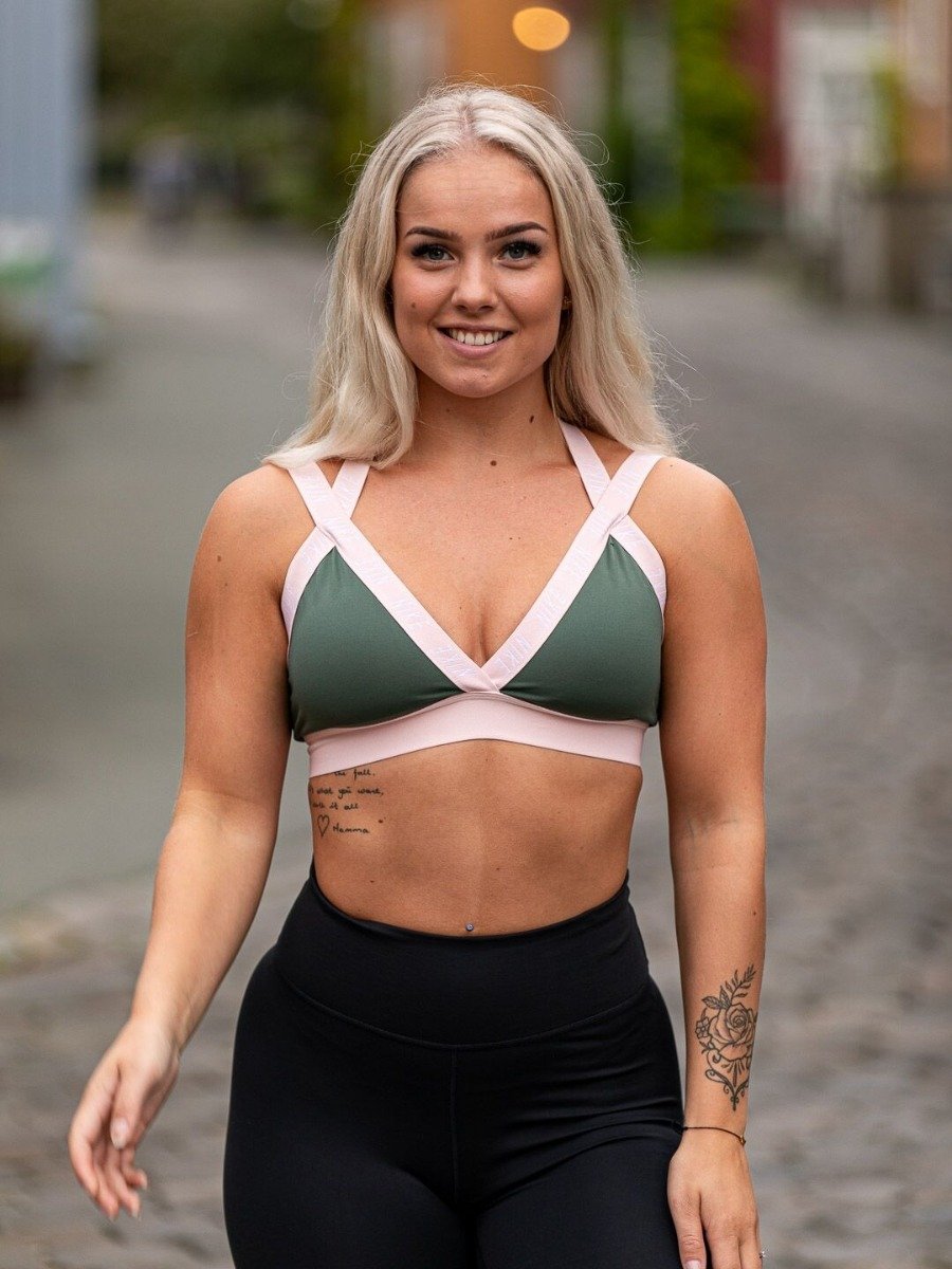 Nike Indy Logo Bra Juniper Fog