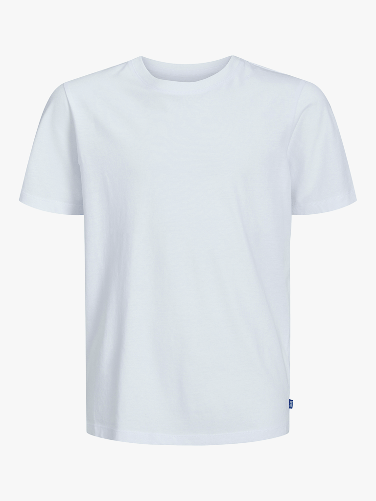 JACK & JONES Junior T-Shirt Bambino In Cotone Biologico - Classica Tinta Unita Con Giromanica E Scollo Rotondo