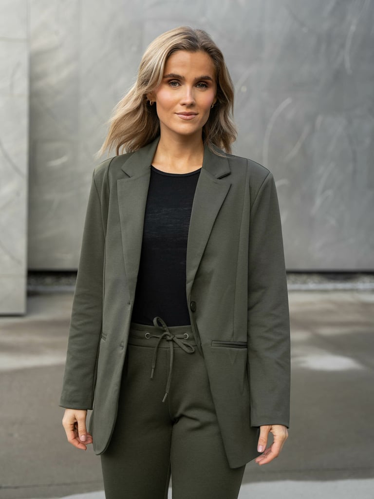 ICHI IHKATE SUS OVERSIZE BL - Blazer - black/zwart