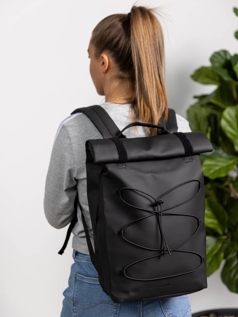 rains velcro rolltop backpack Trail - Waterproof Urban Commuter Daypack, 5.8 Gal the backpack is incredibly durable and will last a long time due to this material Rains 2 Way Tote Backpack