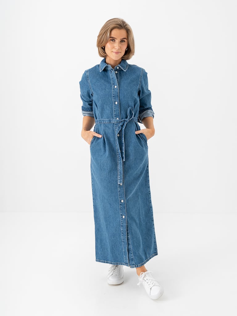 Regular Agathe Long Denim Dress