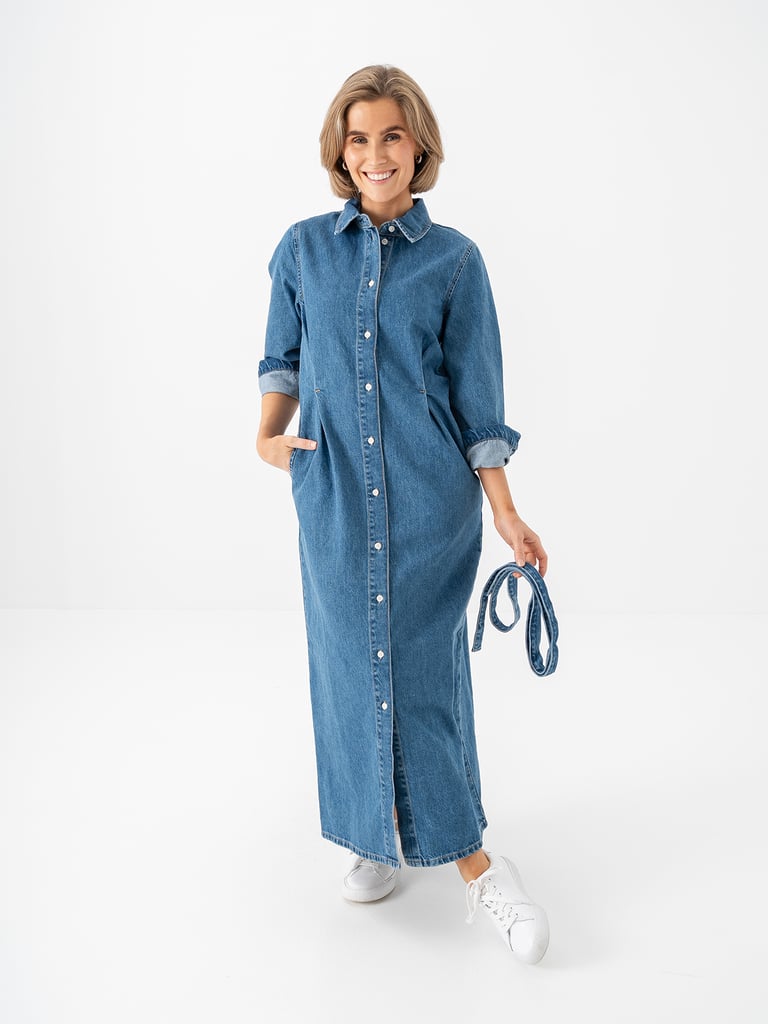 selected femme denim dress Medium Blue Denim Janna Dress