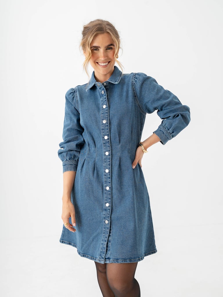 vila denim dress VIWIONA MIDI DENIM DRESS | Blue
