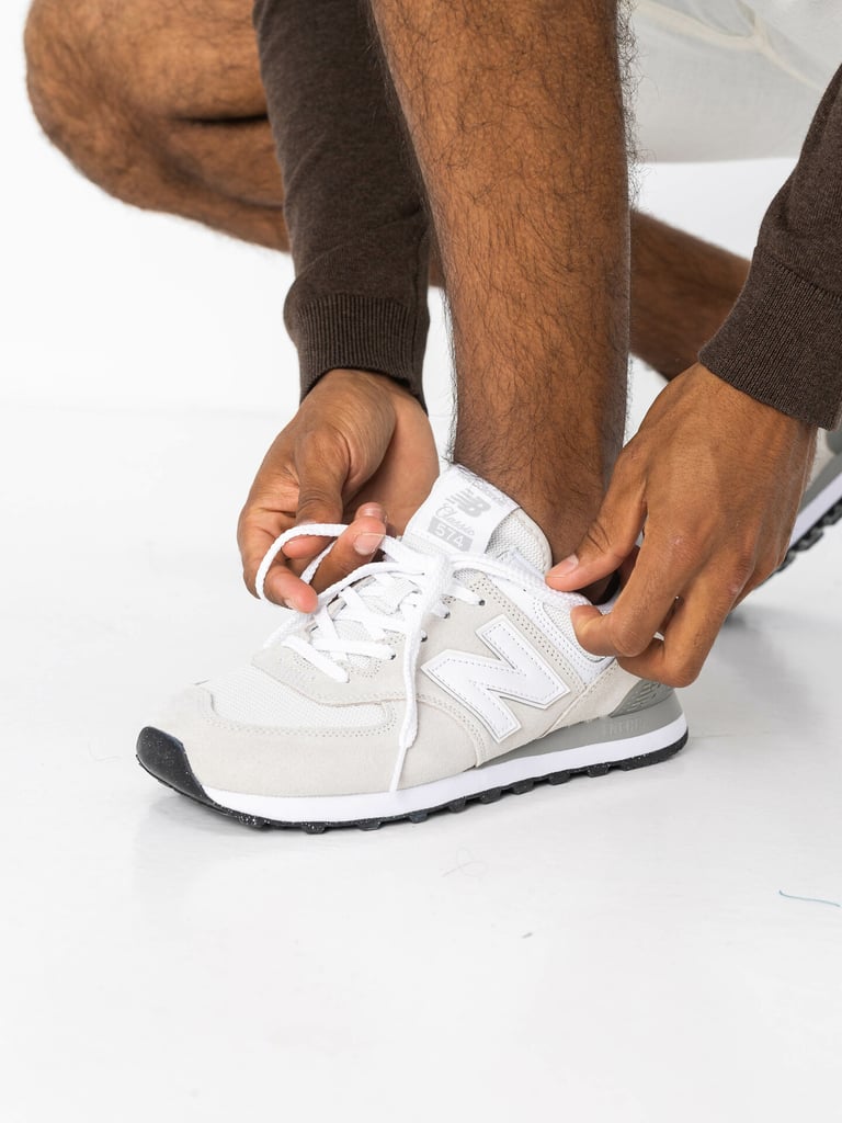 New Balance ML574 til herre - Hvit | Getinspired.no