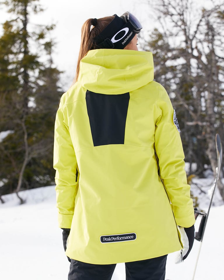 Peak Performance Vertixs 2L Jacket Patch - Gul | Getinspired.no