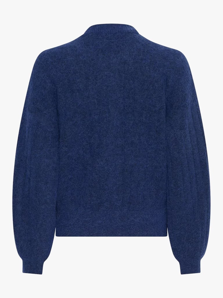 MSCH Copenhagen Jin Nenaya Zip Cardigan - Blå | Getinspired.no
