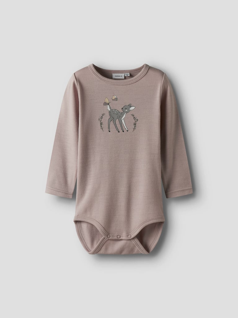NAME IT Nmfwillow Wool LS Body Maniche Lunghe, Lilla, 104 cm Bambine e Ragazze NAME IT Nmfwillow Wool LS Body Maniche Lunghe, Lilla, 104 cm Bambine e Ragazze