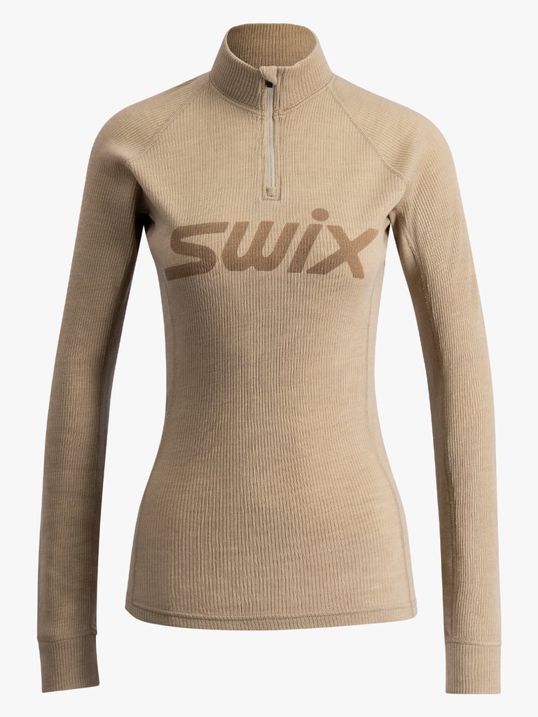 Swix RaceX Merino Half Zip - Brun | Getinspired.no