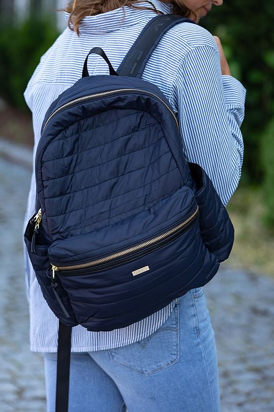 DAY ET Day Gweneth Puffer Backpack Midnight navy