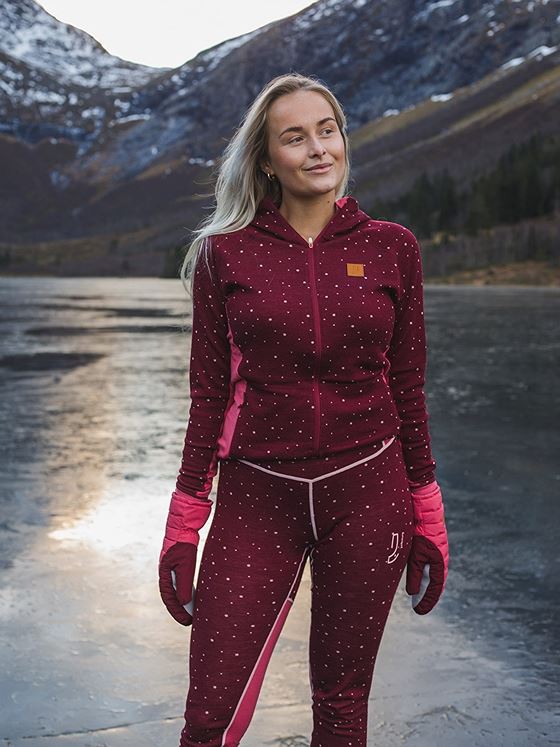 Johaug Maven Wool Fullzip Hood Caber