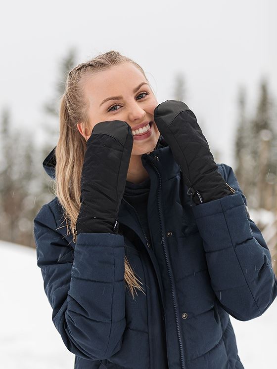 Whistler Oina W Quilted Mittens Sort