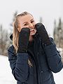 Whistler Oina W Quilted Mittens Sort