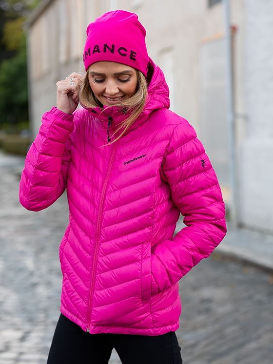 Peak Performance Frost Down Hood Power pink