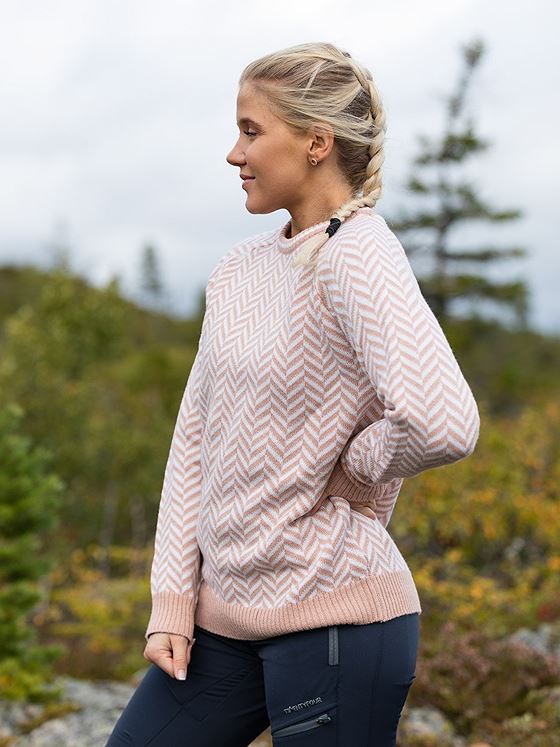 Twentyfour Finse 3D Ullgenser Tåkerosa