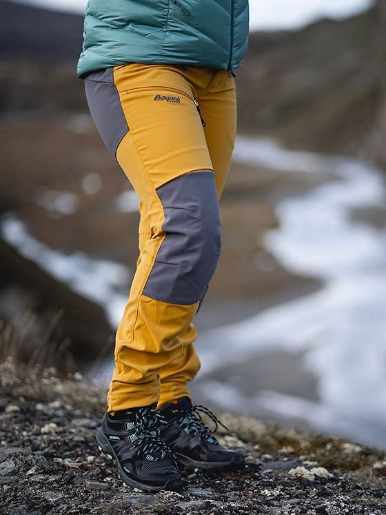 Bergans Rabot 365 Hybrid Pants Mustard Yellow / Solid Dark Grey