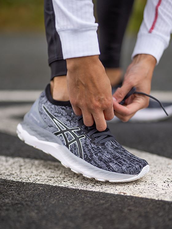 ASICS Gel-Nimbus 23 Knit Sheet Rock/Black