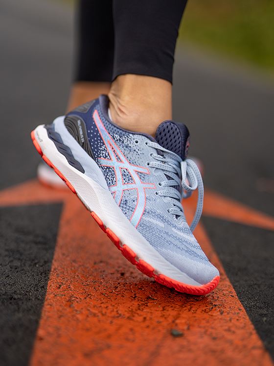 Asics Gel-Nimbus 23 Mist/Blazing Coral