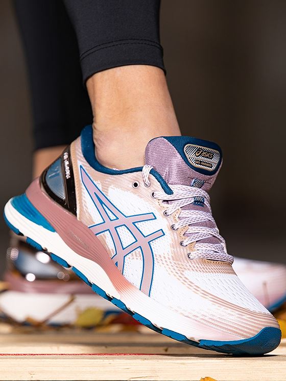 Asics Gel-Nimbus 21 White/ Violet Blush