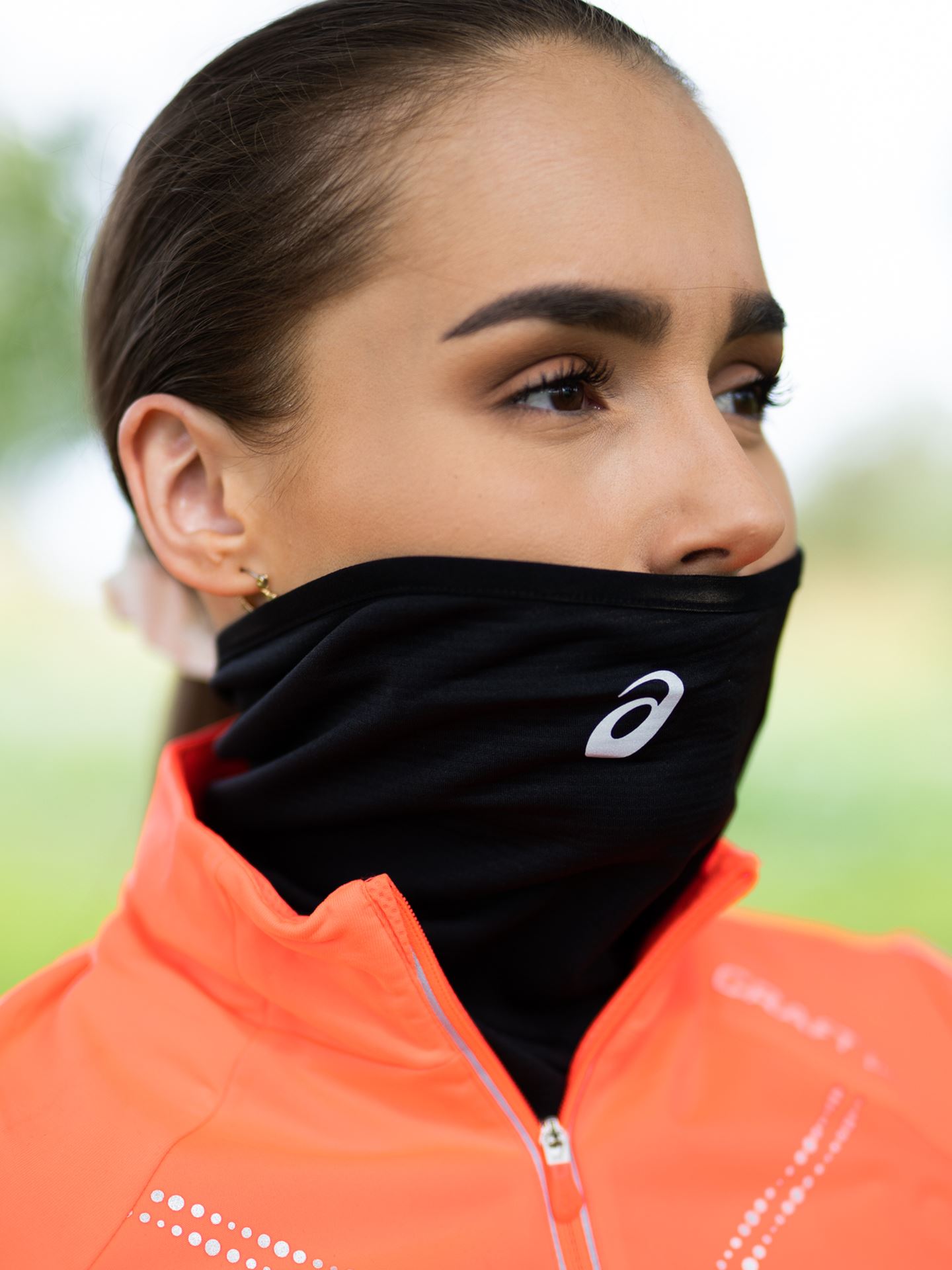 ASICS Face Gaiter Logo Performance Black