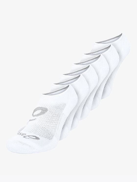Asics 6PPK Invisible Sock Brilliant White