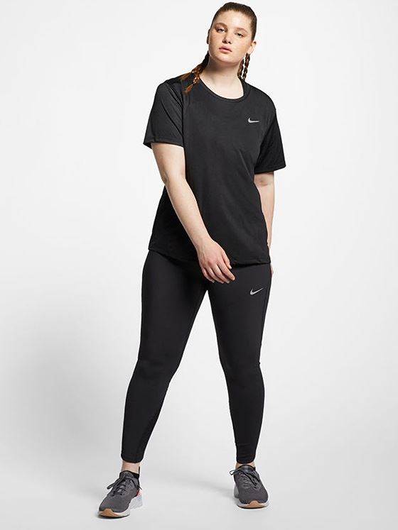 Nike Miler Top SS Black