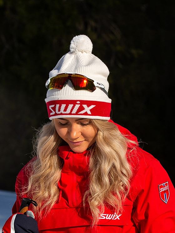 Swix Powder Folded Beanie Snow white