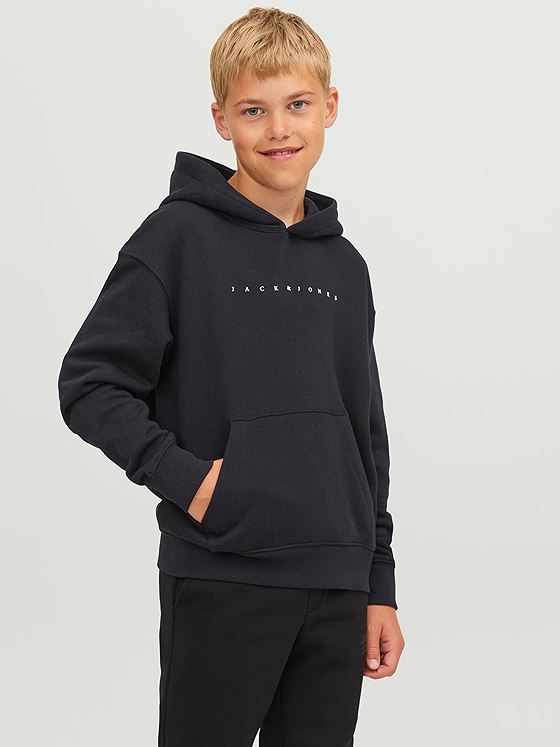 Jack and Jones Junior Star Sweat Hood Junior Black