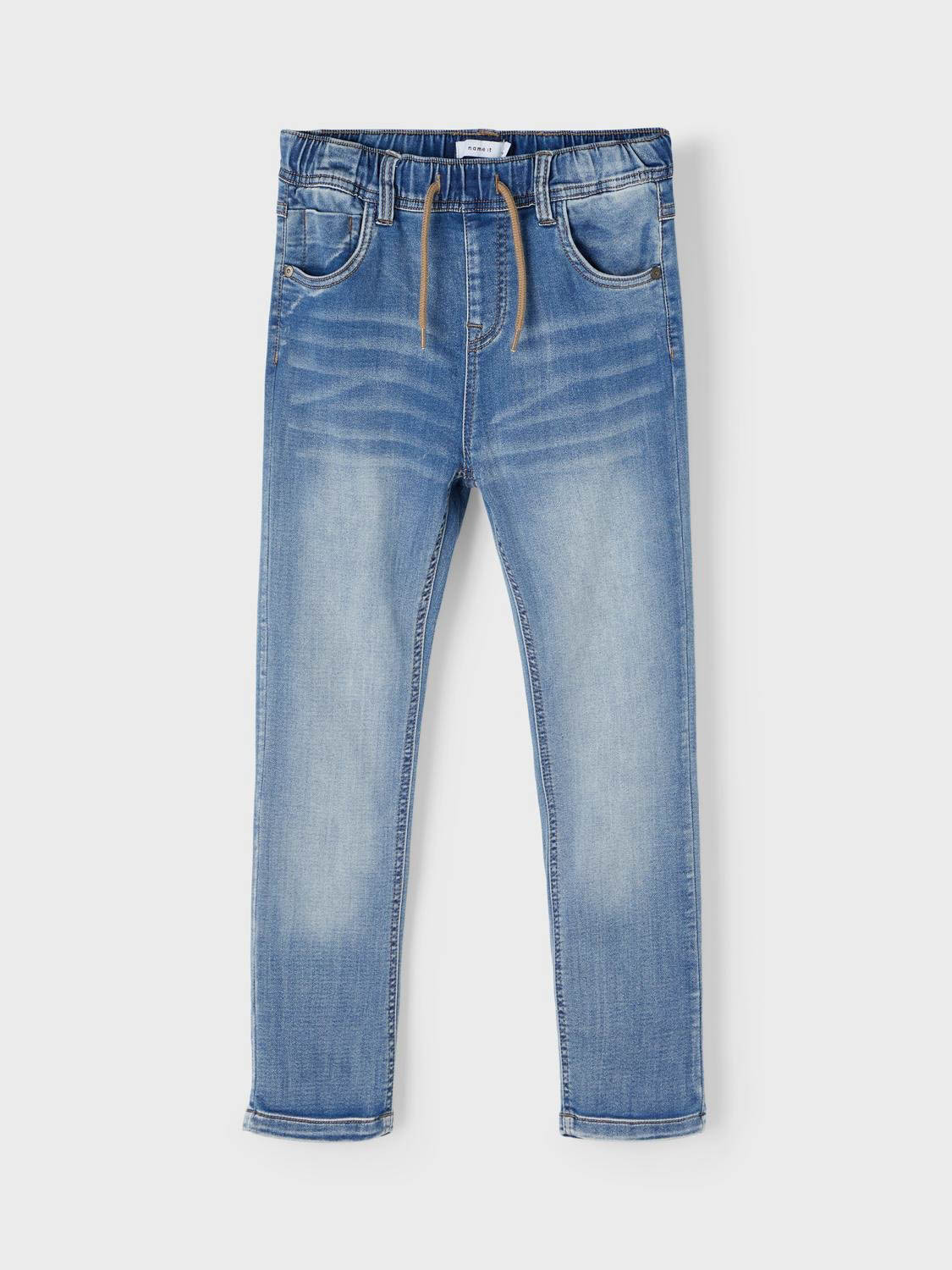NAME IT Heren Nbmsilas Slim SWE Jeans 7025-Tr Noos, denim blue, 74 NAME IT Heren Nbmsilas Slim SWE Jeans 7025-Tr Noos, denim blue, 74