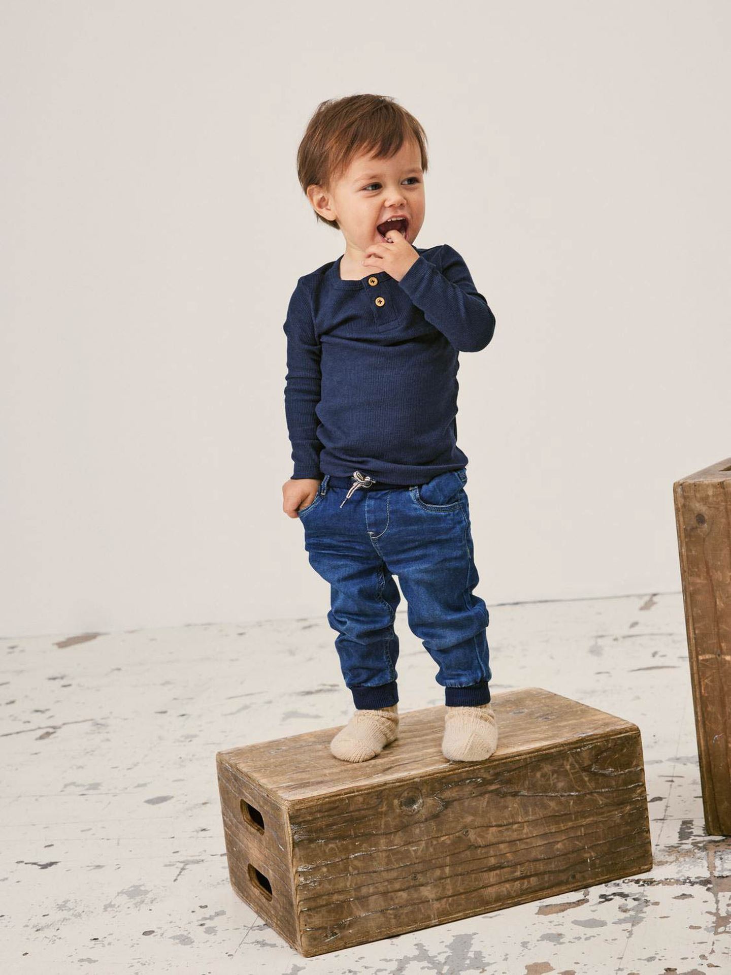 Name It Kab Long Sleeve Top Dark Sapphire