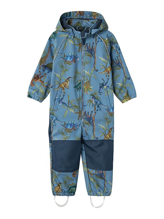 Name It Alfa08 Softshell Suit All Over Print Coronet Blue