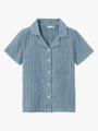 Name It Hilom Short Sleeve Shirt Provincial Blue