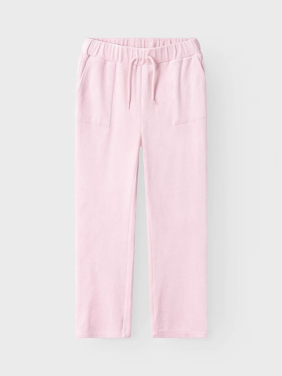 Name It Dalone Velour Pant Parfait Pink
