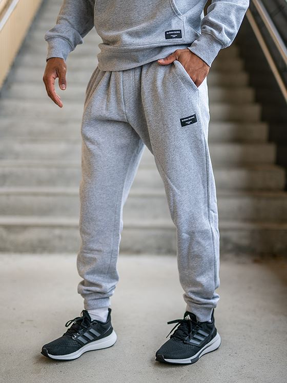 Björn Borg Centre Tapered Pant Light Grey Melange