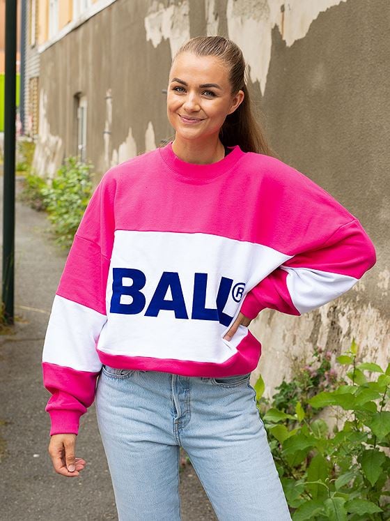 Ball Summer Ball Crew Neck Pink