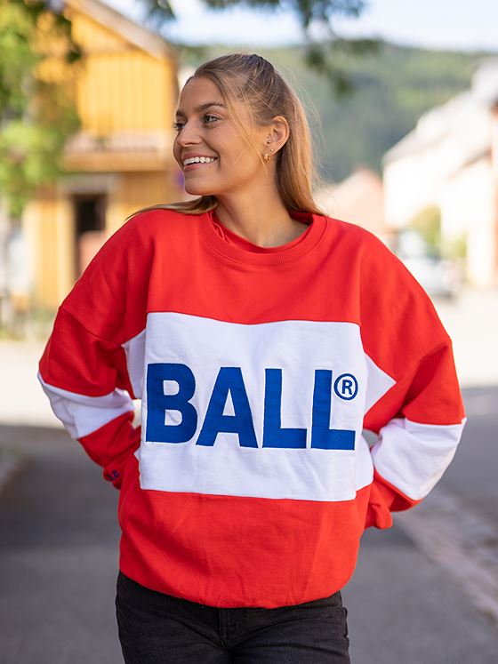 Ball Summer Ball Crew Neck Red