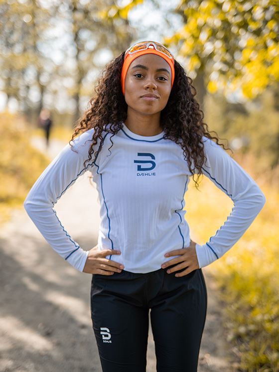 Dæhlie Endurance Tech Long Sleeve Hvit