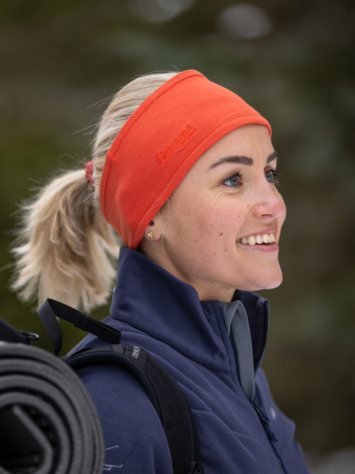 Bergans Cotton Headband Brick